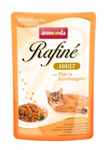 Animonda Паучи Rafine Soupe Adult с индейкой в морковном желе для взрослых кошек 100 г фото 1