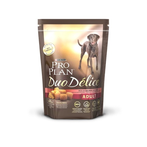 Сухой корм Purina Pro Plan Duo Delice для взрослых собак крупных пород с лососем и рисом - 700 г фото 1