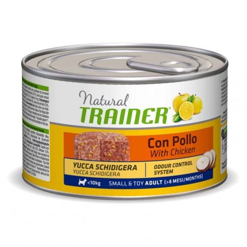 Консервы Trainer Natural Small and Toy для взрослых собак мелких и миниатюрных пород с курицей и рисом 150 г фото 1