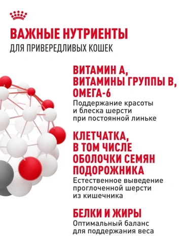 Сухой корм Royal Canin Indoor Long Hair для длинношерстных кошек, живущих в помещении, 10 кг фото 5