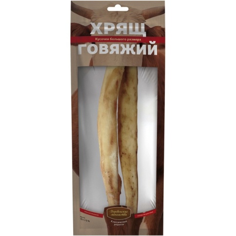 Деревенские лакомства Хрящ говяжий большой размер - 75 г фото 2