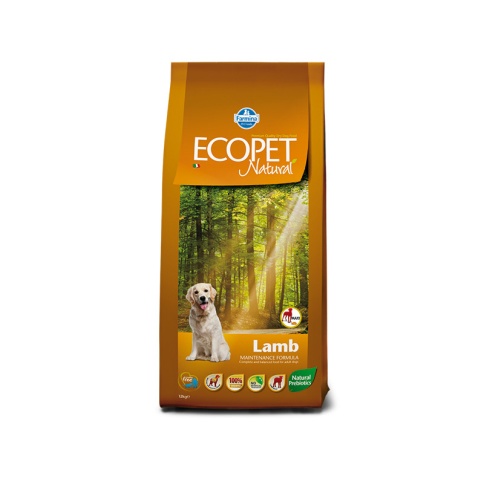 Farmina Ecopet Natural Lamb Maxi сухой корм для взрослых собак крупных пород с ягненком - 12 кг фото 1