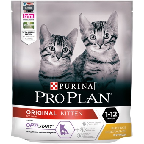 Pro Plan Kitten Original сухой корм для котят с курицей - 400 г фото 2