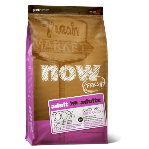 NOW Fresh GF сухой беззерновой корм для взрослых кошек с индейкой, уткой и овощами - 1,82 кг фото 2