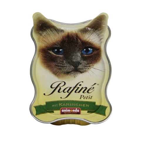 Animonda Консервы Rafine Petit паштет из кролика для взрослых кошек - 85 г фото 2