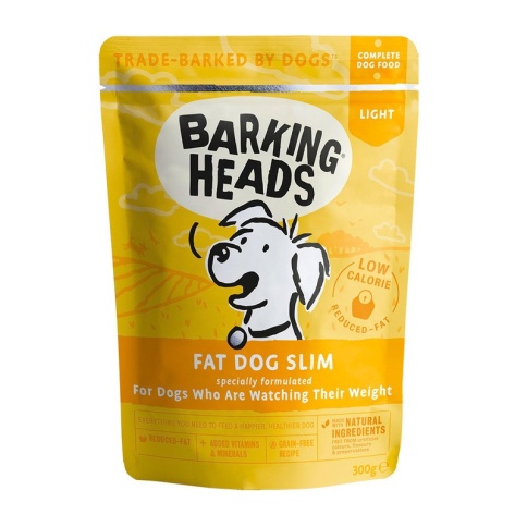 Влажный корм Barking Heads Fat Dog Slim для взрослых собак с ожирением с курицей - 0,300 кг фото 1