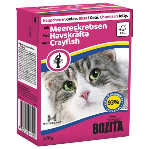 Bozita кусочки в желе со вкусом лангуста для кошек - 370 г фото 2
