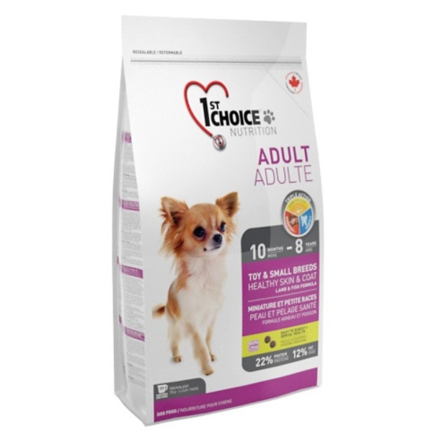 1st Choice для декоративных собак с ягненком, рыбой и рисом - 2.72 кг фото 2