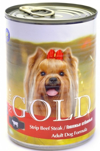 Nero Gold Adult Dog Formula Strip Beef Steak 1,25 кг фото 1