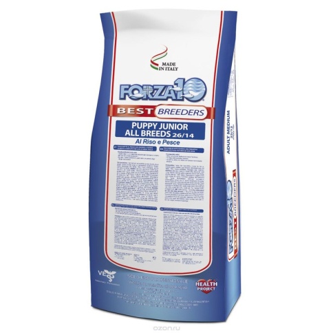 Forza10 Breeders для щенков всех пород из морской рыбы и отборного риса - 20 кг фото 2
