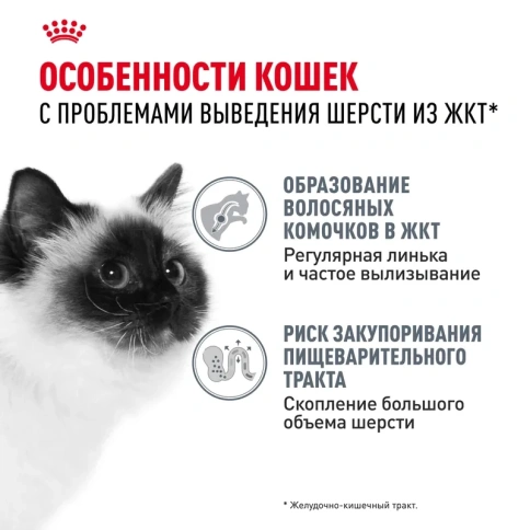 Сухой корм Royal Canin Hairball Care для вывода шерсти из желудка кошек, 400 г фото 3