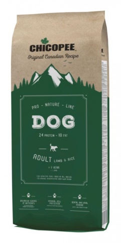 Chicopee Pro Nature Line Adult Lamb and Rice сухой корм для взрослых чувствительных собак всех пород с ягненком и рисом - 20 кг фото 1