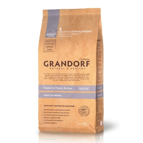 Grandorf Adult all breeds Rabbit Potato 1 кг фото 1