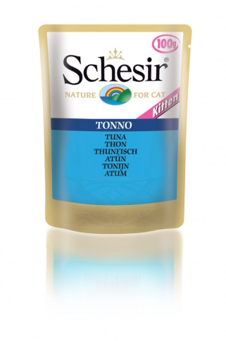 Schesir для котят в паучах с тунцом - 100 г фото 1
