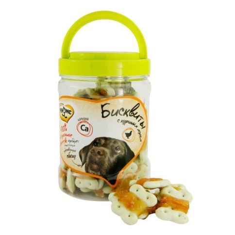 Мнямс лакомство Бисквиты с куриным мясом для собак - 340 г фото 2