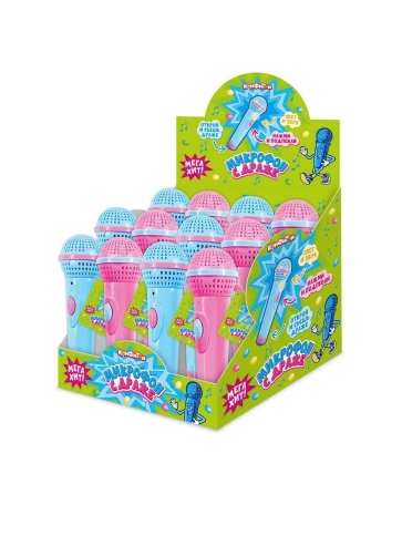 Драже со вкусом "тутти-фрутти" и игрушка со свет. и звук эффектами: микрофон (МЕГА ХИТ!) 5г фото 2