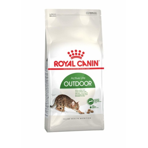Royal Canin Outdoor сухой корм для взрослых активных кошек, часто бывающих на улице - 400 гр фото 2