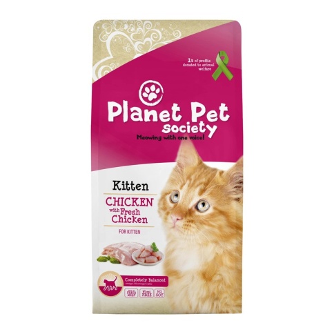 Planet Pet Kitten Chicken сухой корм для котят с курицей 7 кг фото 1