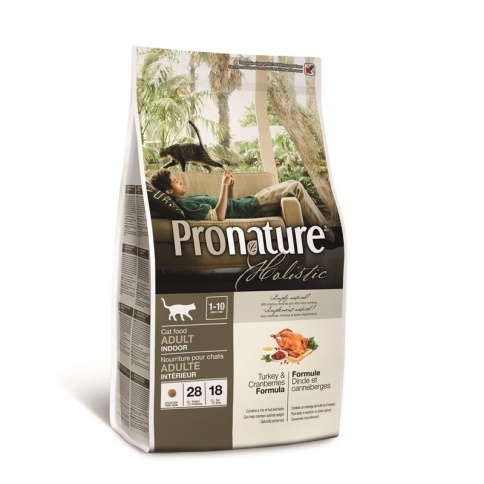 Pronature Holistic сухой корм для кошек с индейкой и клюквой - 5.44 кг фото 2