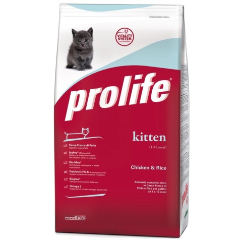 Prolife Kitten сухой корм для котят с курицей и рисом - 1.5 кг фото 2