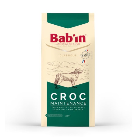 Babin Classique Croc Maintenance сухой корм для собак с низким уровнем физической активности с мясом утки, курицей и свининой - 4 кг фото 1