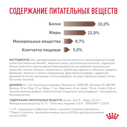 Сухой Корм Royal Canin  GASTROINTESTINAL ДИЕТА ДЛЯ КОШЕК ПРИ РАССТРОЙСТВАХ ПИЩЕВАРЕНИЯ, 2 кг фото 5