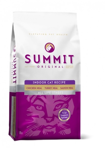 Summit Holistic Original 3 Meat, Indoor Cat Recipe CF сухой корм холистик с цыпленком, лососем и индейкой для домашних котят и кошек - 6.8 кг фото 1