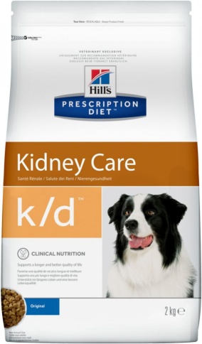 Hill's Prescription Diet k/d Kidney Care корм для собак диета для поддержания здоровья почек 2 кг фото 1