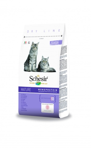 SCHESIR Mature для пожилых кошек с курицей - 400 гр фото 1