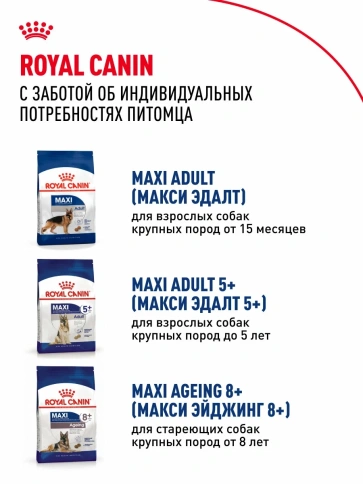 Сухой корм Royal Canin Maxi Puppy для щенков крупных пород, 20 кг фото 9