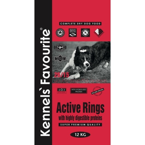 Kennels` Favourite Active Rings корм для взрослых собак со средним уровнем активности - 20 кг фото 2