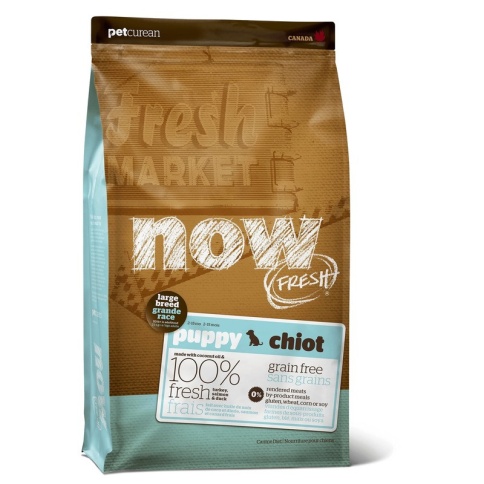 NOW Fresh Puppy Large Breed Grain Free сухой беззерновой корм для щенков крупных пород с индейкой, уткой и овощами - 11.3 кг фото 2