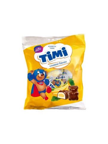 Конфеты Тими сливки-банан 155г фото 1