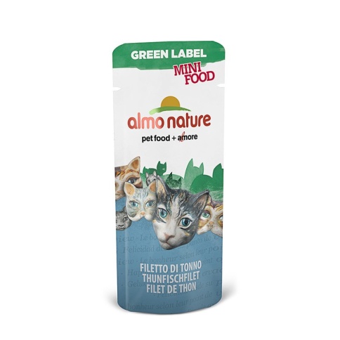 Almo Nature Green Label Mini Food Tuna Fillet 3 г х 100 шт фото 2