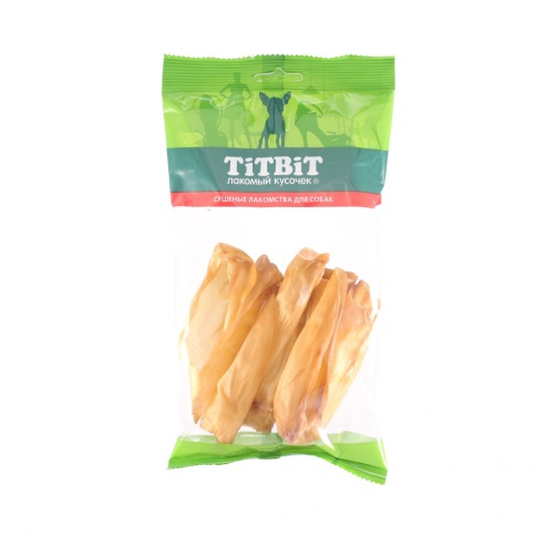 TiTBiT Уши кроличьи вяленые для собак - мягкая упаковка фото 1