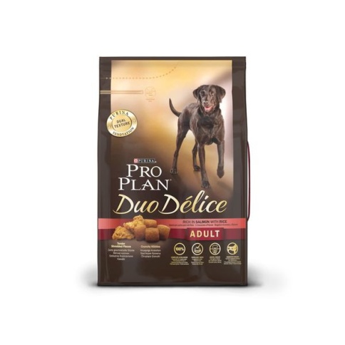 Purina PRO PLAN DUO DELICE для взрослых собак с лососем и рисом - 2,5 кг фото 1