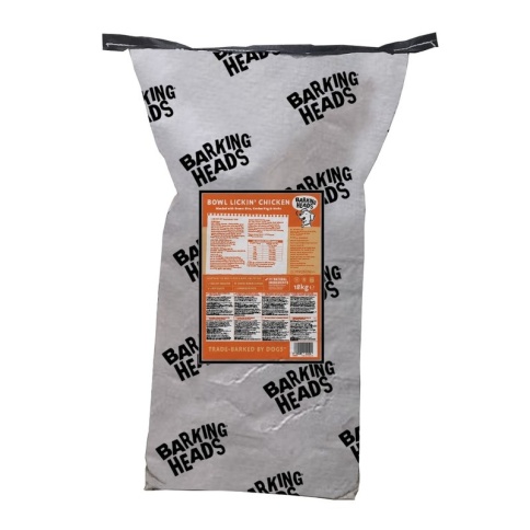 Barking Heads До последнего кусочка сухой корм для взрослых собак с чувствительным пищеварением с курицей и рисом - 18 кг фото 2