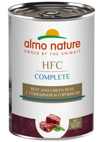 Влажный корм Almo Nature для собак с говядиной и зеленым горошком, 100 г фото 1