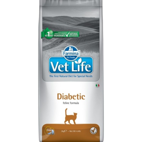 Farmina Vet Life Natural Diet Cat Diabetic - 2 кг фото 2