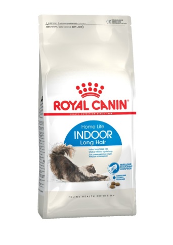 Royal Canin Indoor Long Hair сухой корм для домашних длинношерстных кошек - 10 кг фото 1