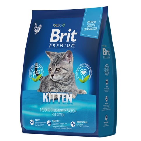 Brit Premium Cat Kitten (Сухой корм для котят с курицей) 400 г фото 1