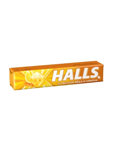 Карамель леденцовая HALLS с мёдом и вкусом лимона 25,2г фото 1
