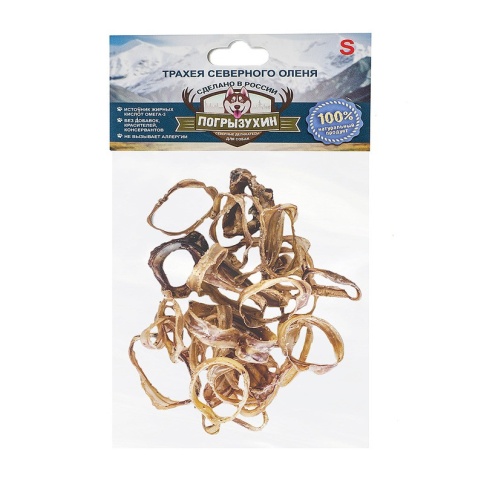 Лакомство Погрызухин для собак трахея северного оленя S фото 2
