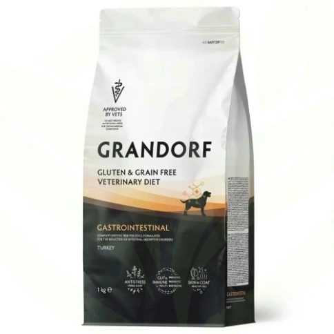 Сухой корм Grandorf Veterinary Diet Gastrointestinal индейка для собак при расстройствах пищеварения, 1 кг фото 9