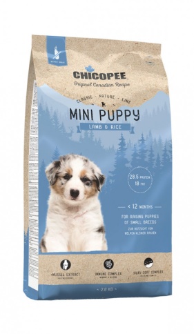 Chicopee CNL Mini Puppy Lamb & Rice сухой корм для щенков мелких пород с ягненком и рисом - 2 кг фото 1