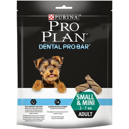 Purina Pro Plan Dental ProBar Small&Mini лакомство для собак мелких и миниатюрных пород для поддержания здоровья полости рта - 150 г фото 1
