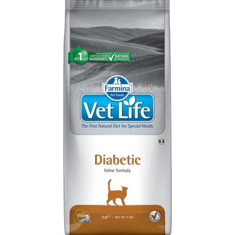 Farmina Vet Life Natural Diet Cat Diabetic - 2 кг фото 1
