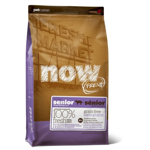 NOW Fresh Grain Free сухой беззерновой корм для пожилых кошек и кошек, склонных к избыточному весу с индейкой, уткой и овощами - 7.26 кг фото 2