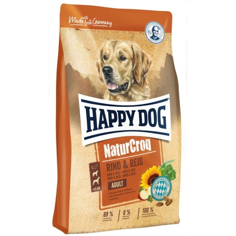 Happy Dog Premium NaturCroq Rind & Reis для собак с говядиной и рисом - 15 кг фото 2
