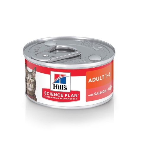 Hill's Science Plan Optimal Care консервы для кошек с лососем - 82 г фото 2